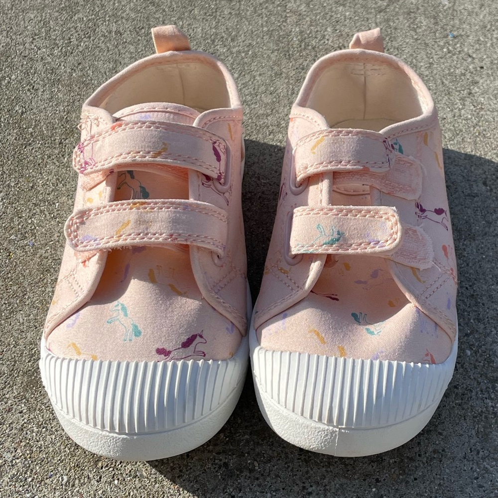 Cat & Jack velcro unicorn shoes